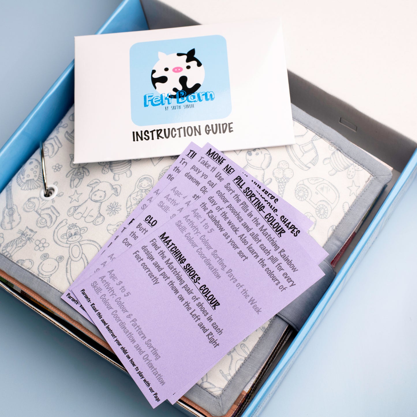 Puzzle Activity Quiet Book