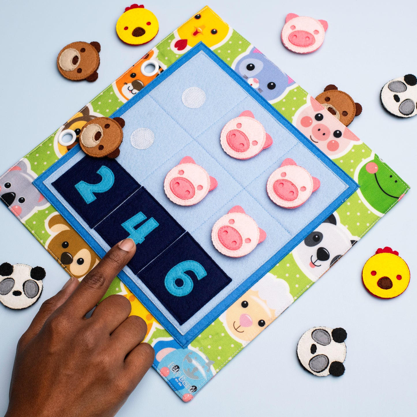 ZOO Quiet Book Page - I Spy Kit