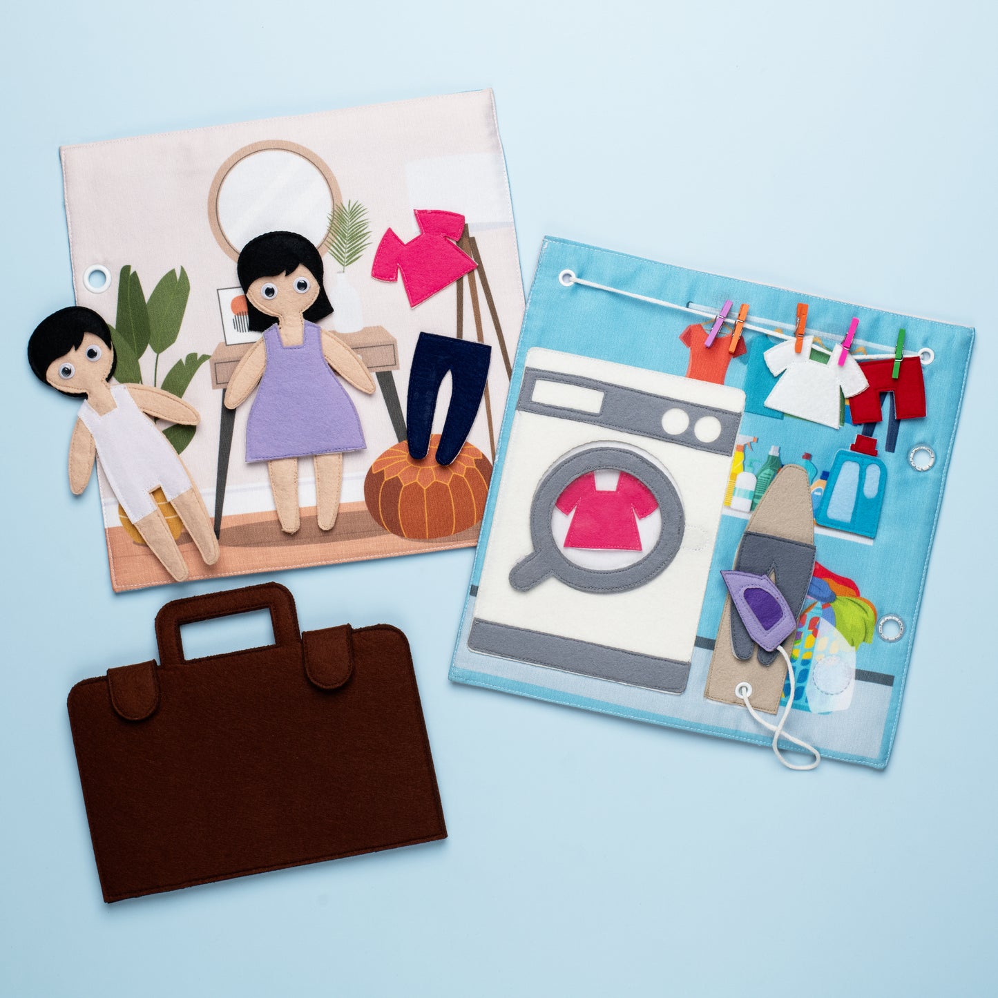 Pretend Play Activity Quiet Book