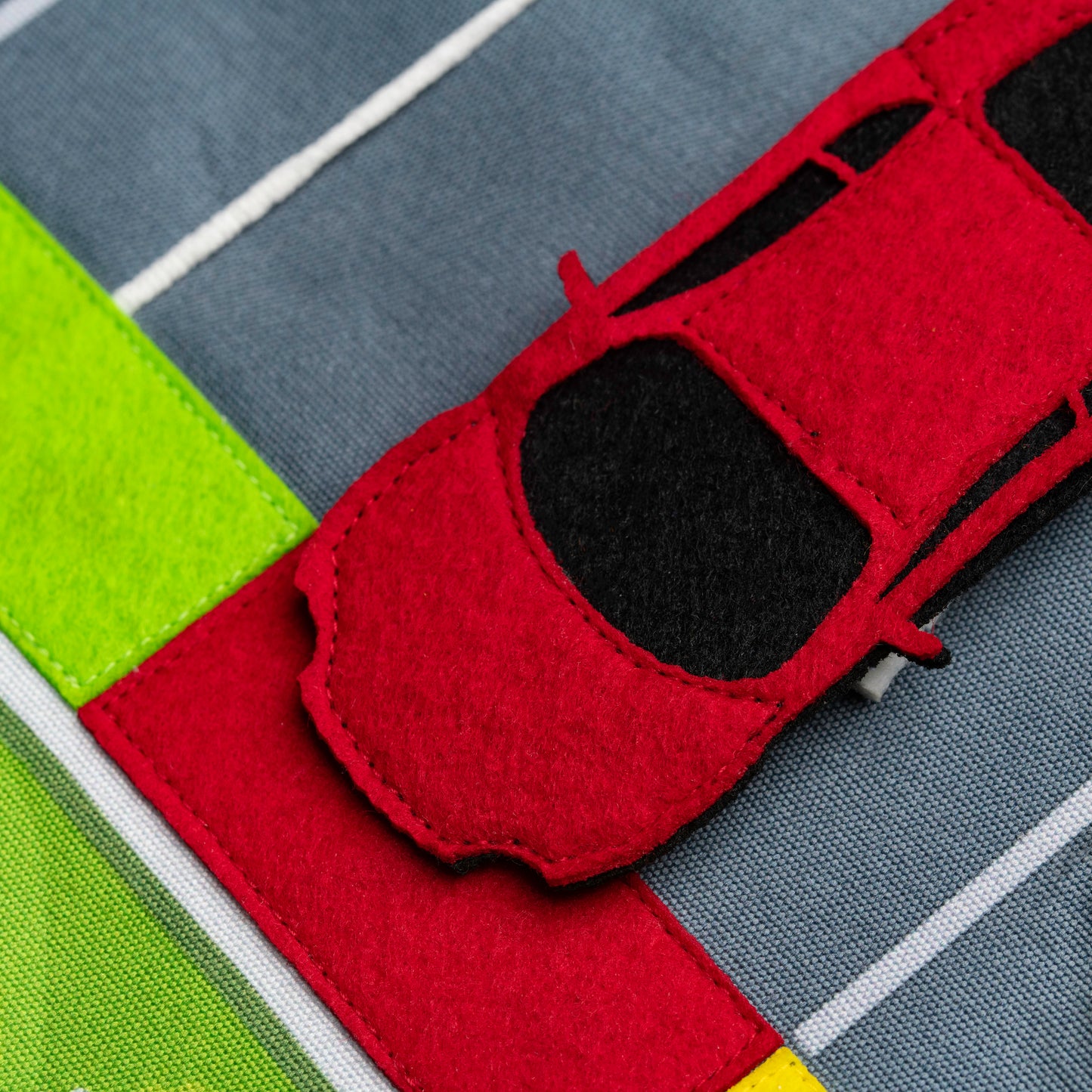 Transport Quiet Book Page - Car Parking & Traffic Signal