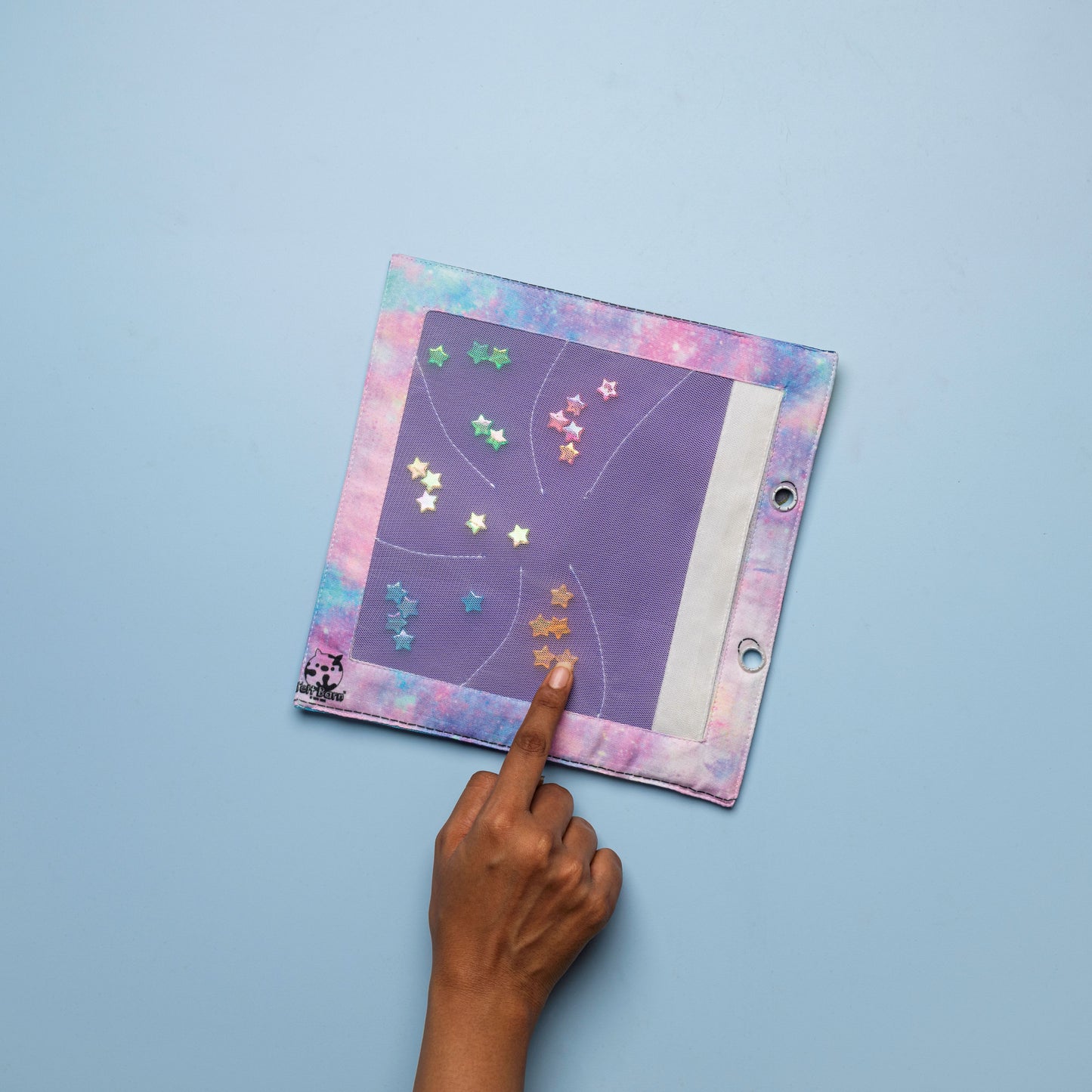 Space Quiet Book Page - Match the UFOs & Sort the Stars