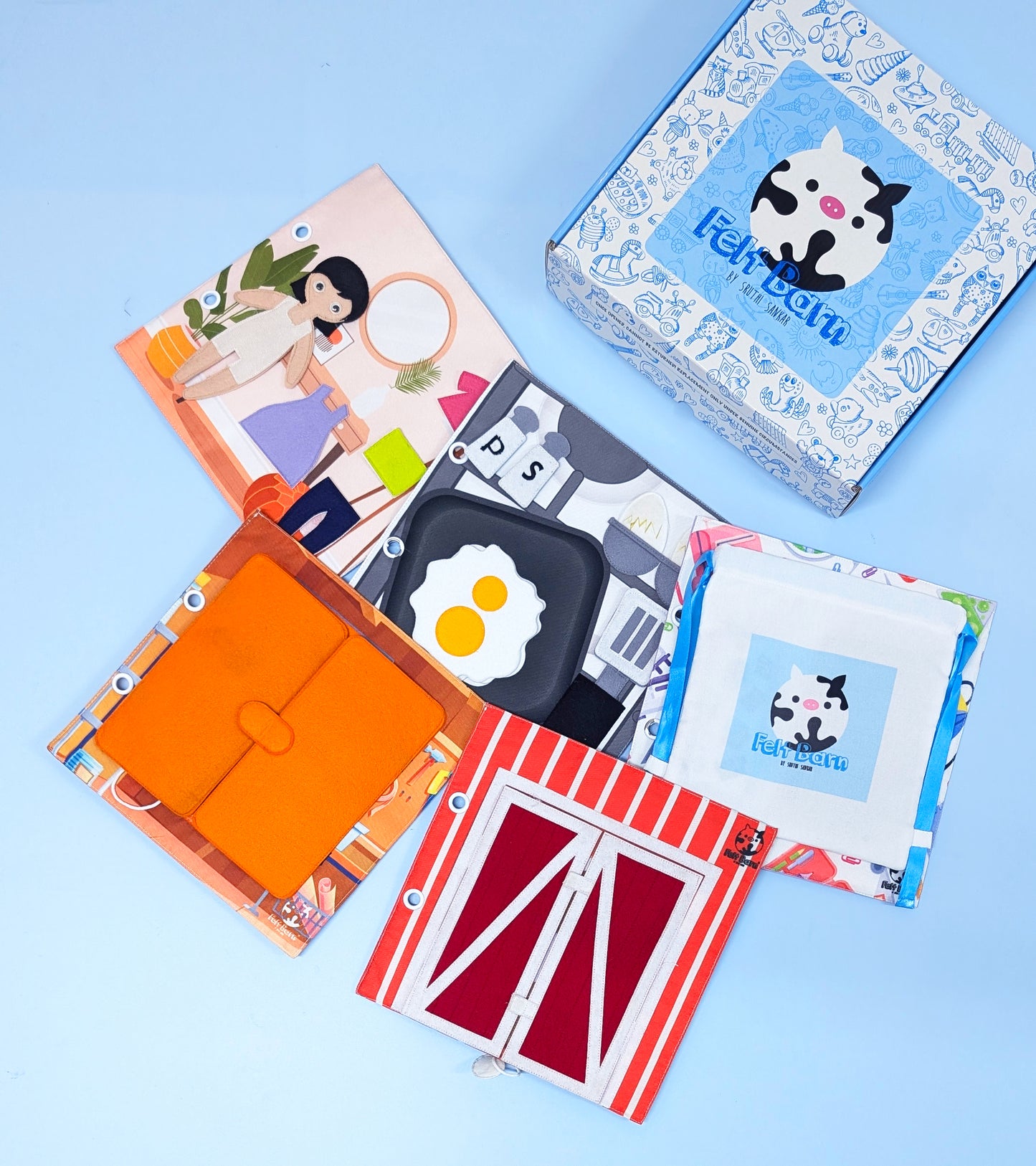 Pretend Play Activity Quiet Book