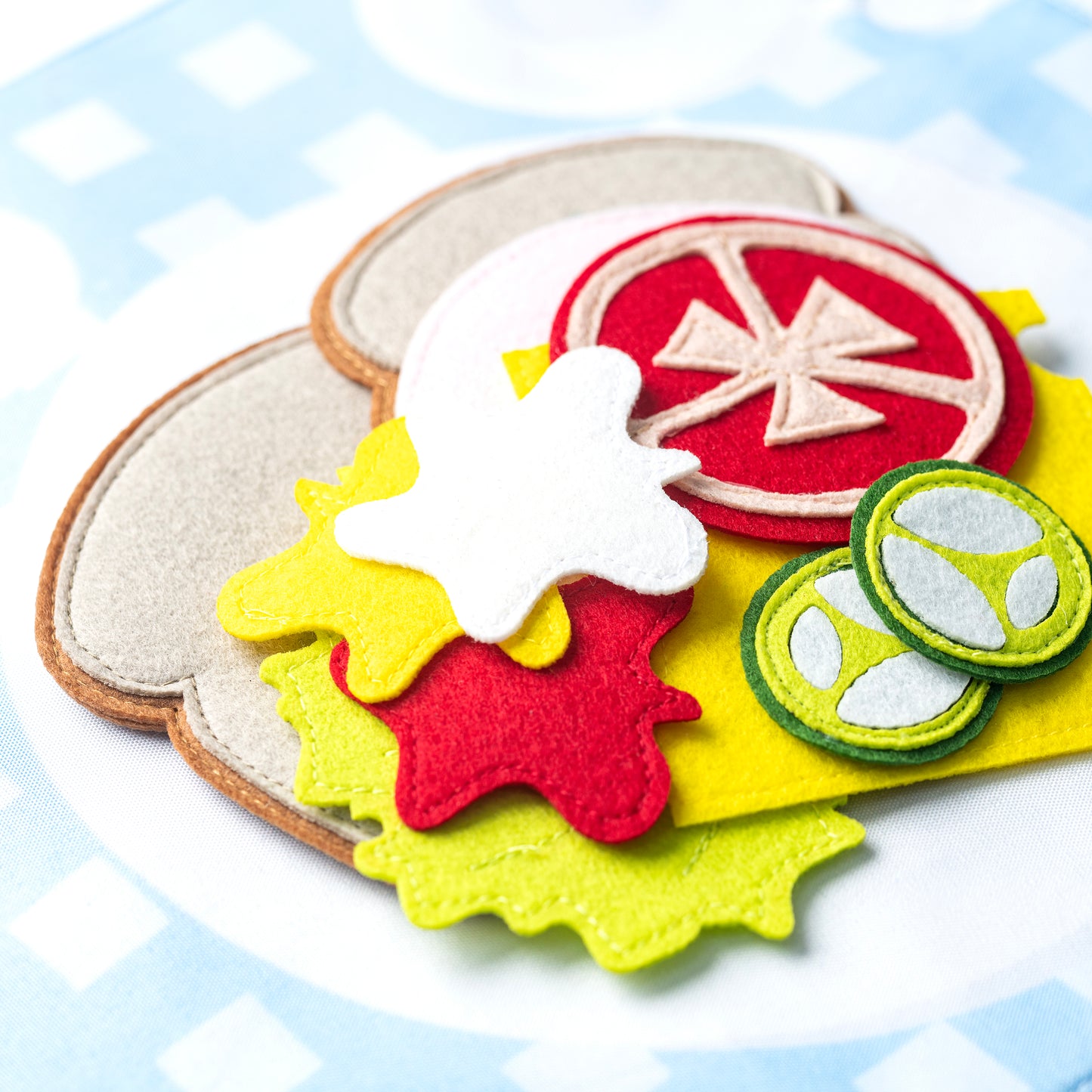 Kitchen Quiet Book Page - Omelet Station & Build your Sandwich