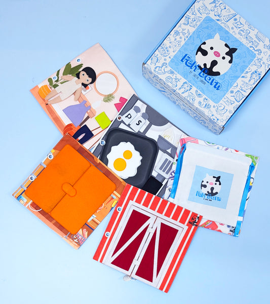Pretend Play Activity Quiet Book