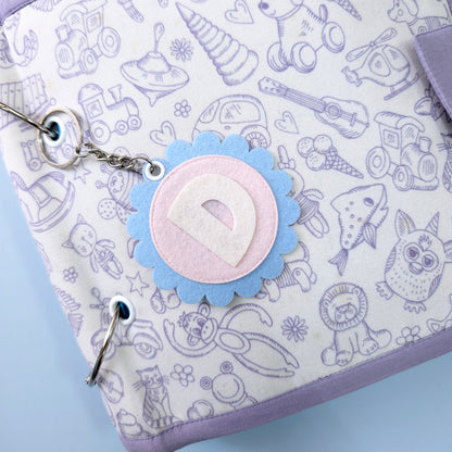 Monogram Keychain